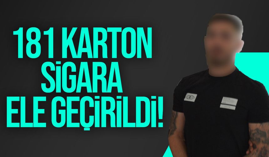 Ercan’da 181 karton sigarayla yakalandılar
