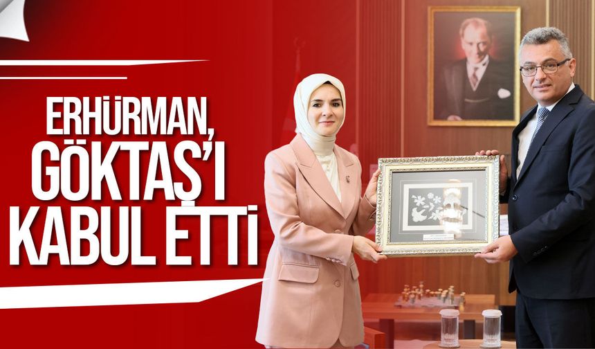 Erhürman, Türkiye Aile ve Sosyal Hizmetler Bakanı Göktaş’ı kabul etti