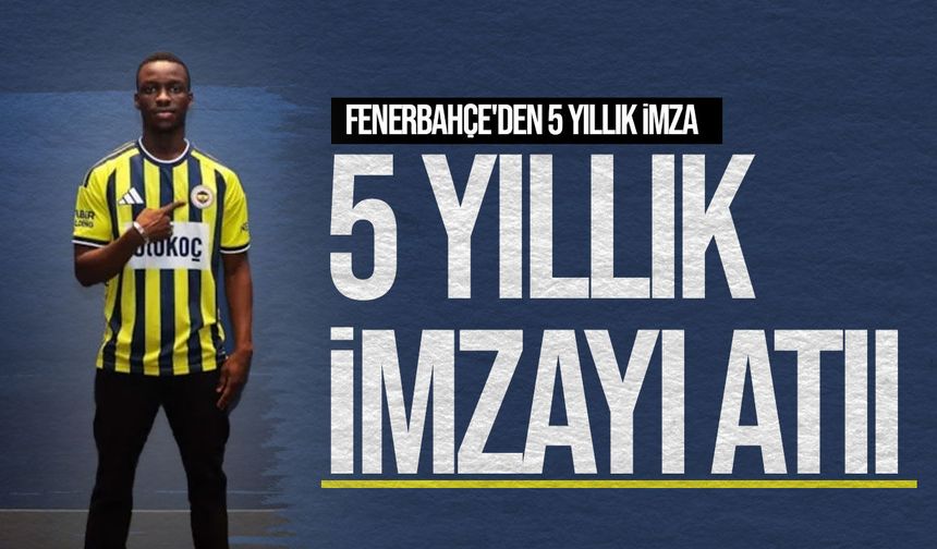 Fenerbahçe, Amara Diouf ile 5 Yıllık Sözleşme İmzaladı