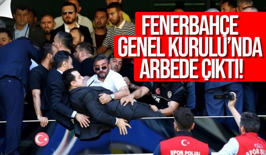 Fenerbahçe Genel Kurulu’nda Arbede Çıktı