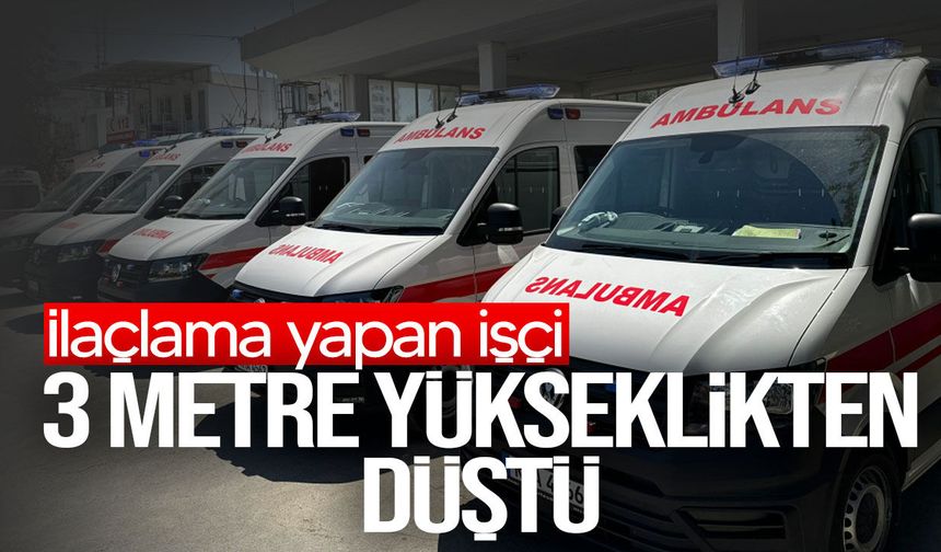 Gazimağusa'da iş kazası