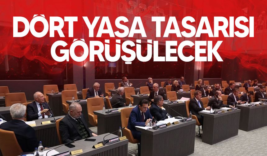 Genel Kurul bugün yasama gündemiyle toplanıyor