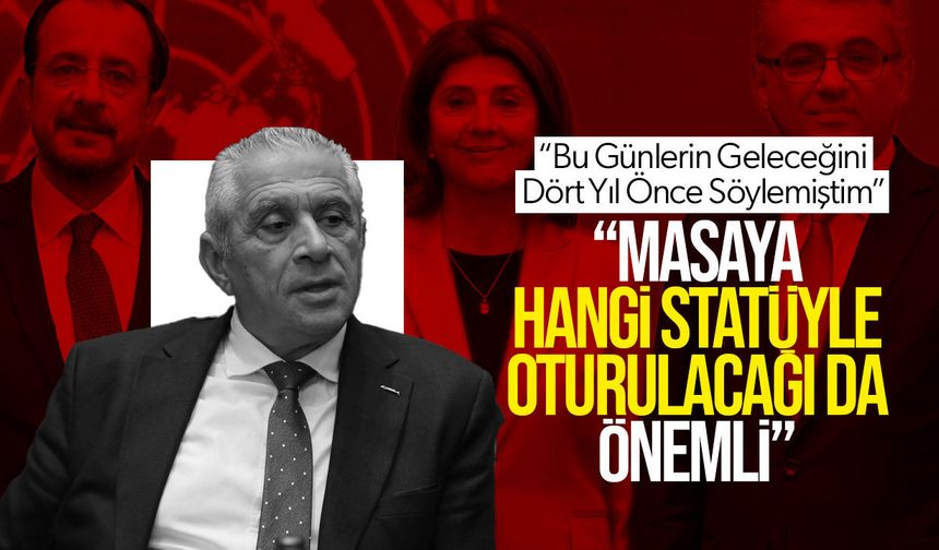 Hasan Taçoy: BM’nin Yeni Kıbrıs Planı İddiaları Kaygı Verici