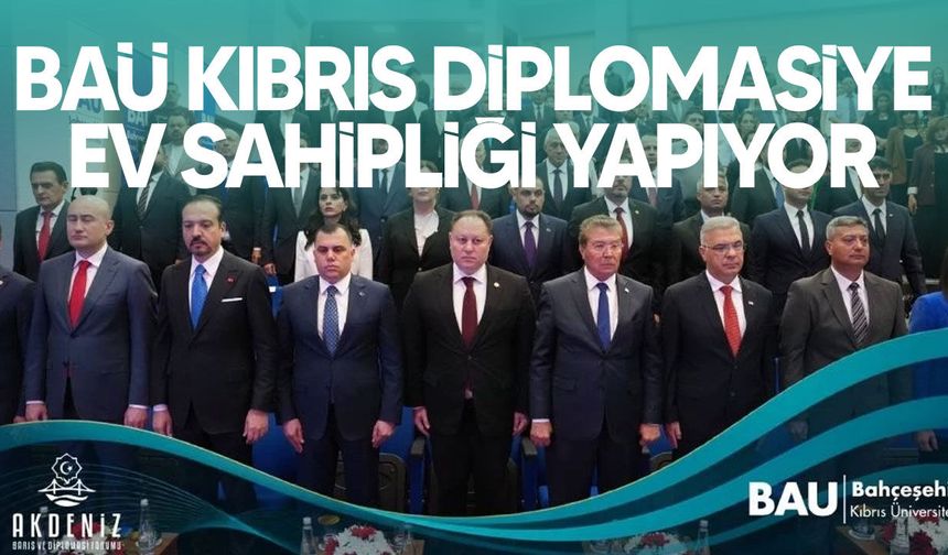 Akdeniz Barış ve Diplomasi Forumu Lefkoşa'da başladı