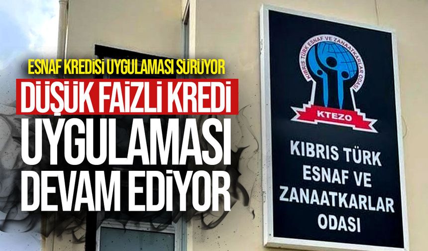 KTEZO’dan esnafa düşük faizli kredi desteği: 3 milyon Euro’luk kaynak sağlanacak