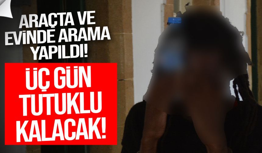 Lefke’de yasaklı madde operasyonu