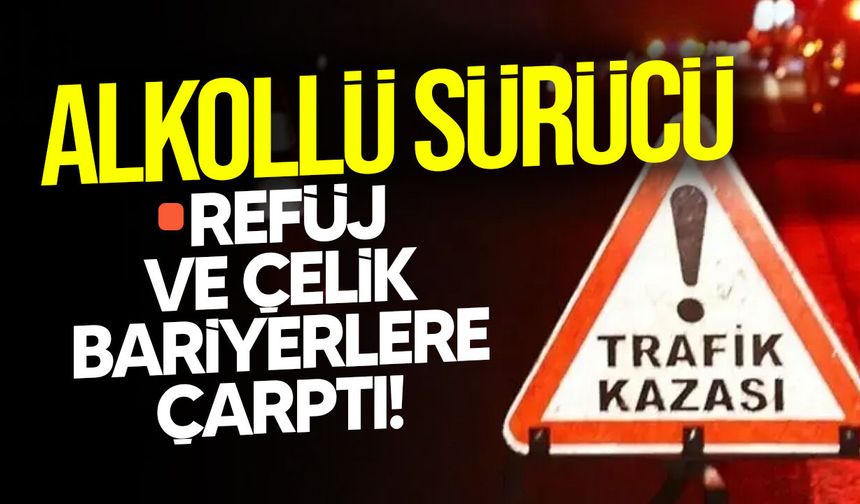Lefkoşa-Gazimağusa Anayolu’nda trafik kazası!
