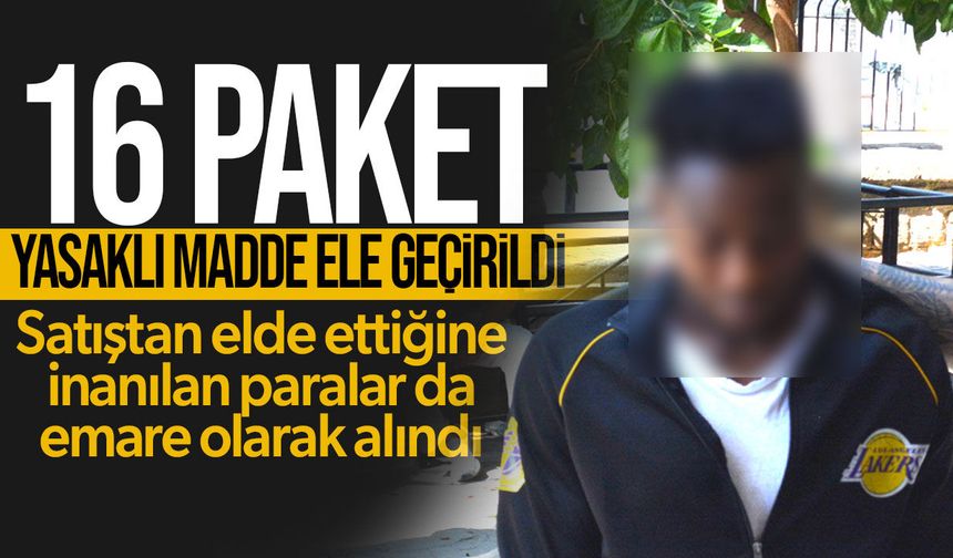 Lefkoşa’da huzur operasyonunda yakalandı: 16 paket yasaklı madde ele geçirildi