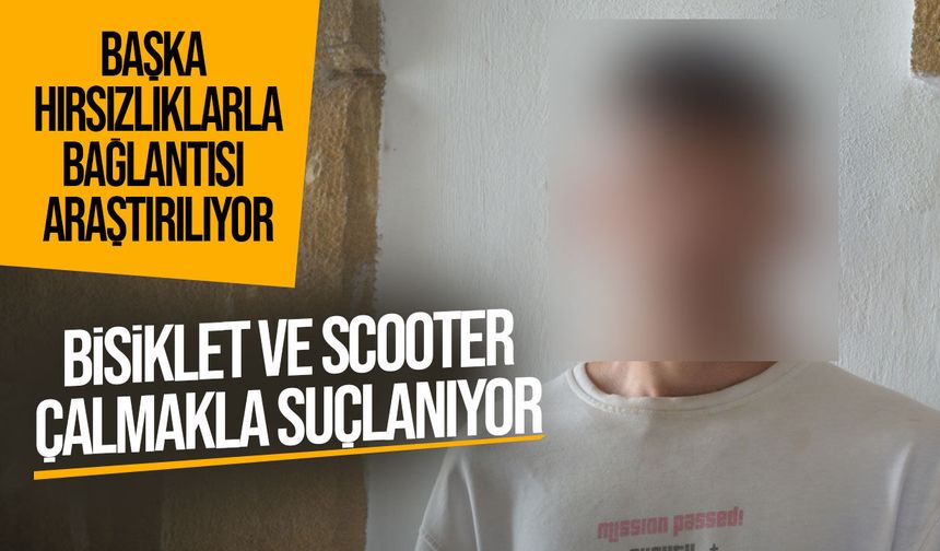 Lefkoşa'da seri bisiklet hırsızlığı operasyonu
