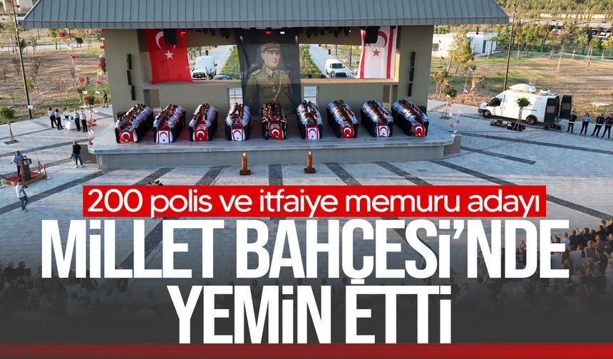 Millet Bahçesi ilk kez polis ve itfaiye mezuniyet törenine ev sahipliği yaptı