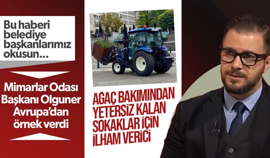 Olguner’den Brüksel’den ilham veren yeşil şehir önerisi