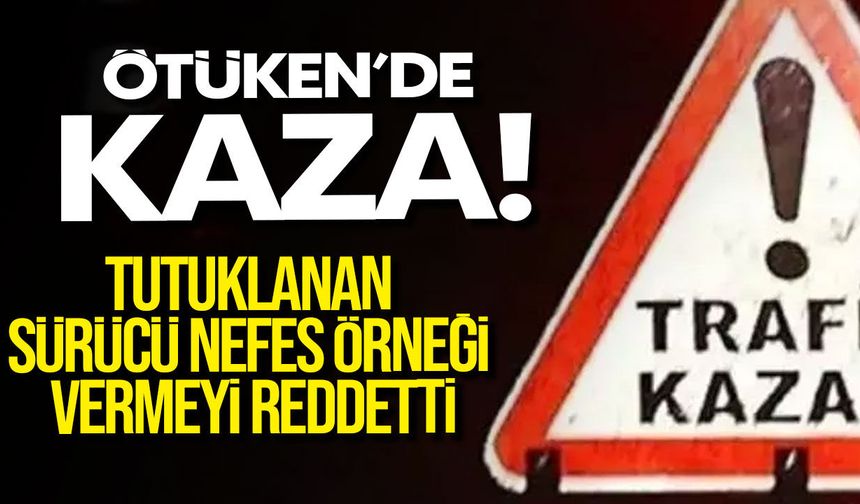 Ötüken Çemberi’nde kaza: Sürücü tutuklandı