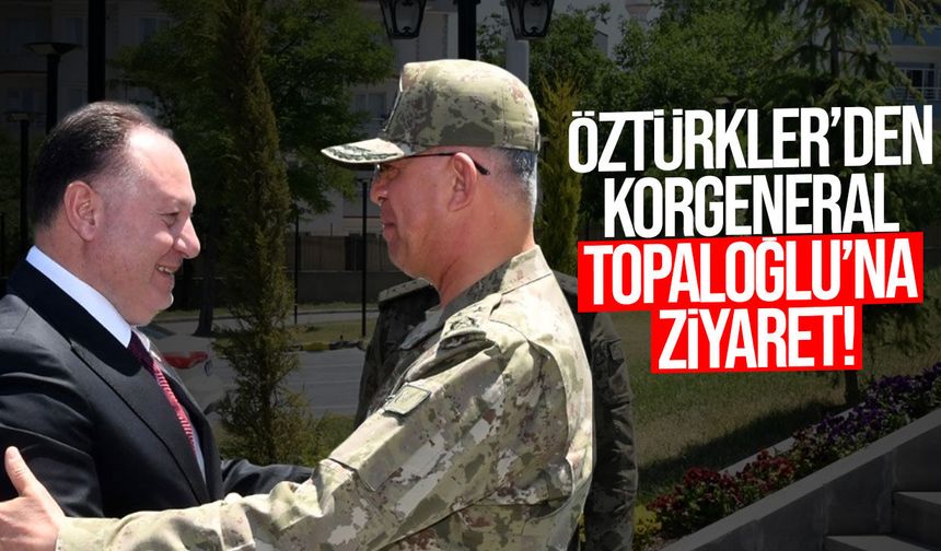 Öztürkler, 2. Ordu Komutanı Korgeneral Zorlu Topaloğlu ile görüştü