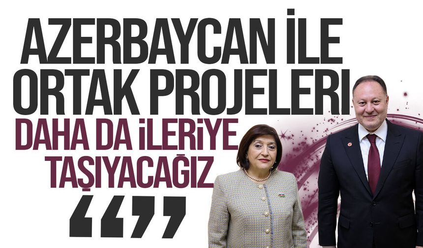 Öztürkler, Azerbaycan Milli Meclisi Başkanı Gafarova ile görüştü