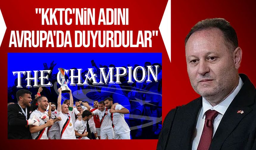 Öztürkler'den şampiyon Milli Takım'a tebrik: Bu büyük başarı gurur yaşattı