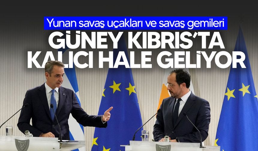 Rum Basını: "Yunan savaş uçakları ve savaş gemileri Güney Kıbrıs’ta kalıcı hale geliyor"