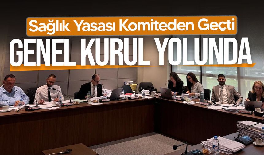 Sağlık Hizmetleri Dairesi Yasa Tasarısı Komiteden Oybirliğiyle Geçti