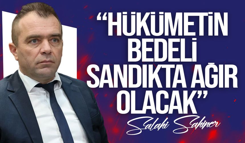 Şahiner: "Sosyal devlet anlayışı zayıfladı"