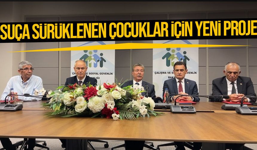 Suça sürüklenen çocuklar için yeni proje: Tahliye sonrası topluma kazandırılacaklar