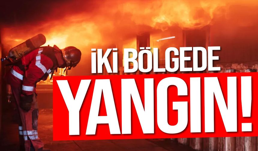 Taşkent ve Mevlevi’de yangın