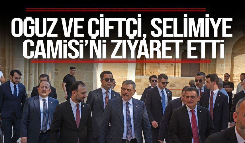 TC İçişleri Bakanı Mustafa Çiftçi Selimiye Camisi’ni ziyaret etti