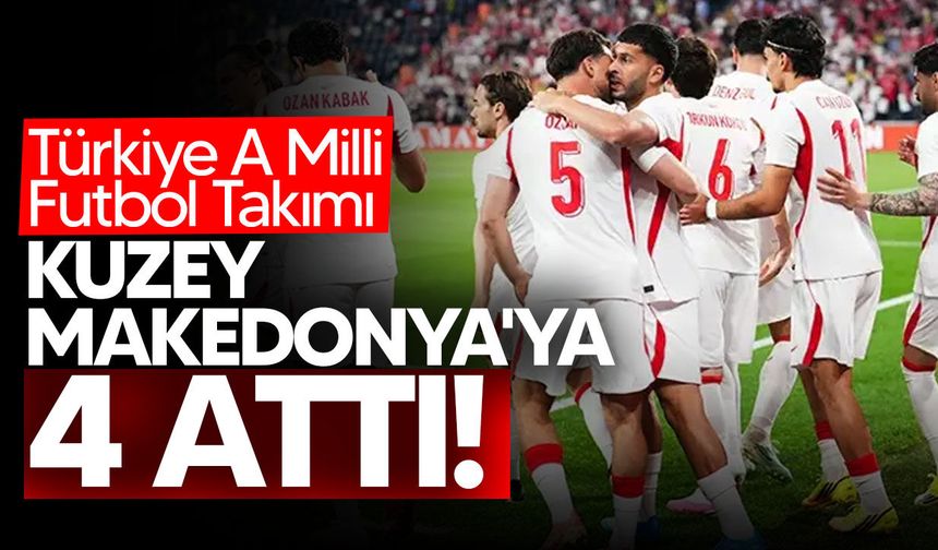 Türkiye  A Milli Takım’dan Dünya Kupası öncesi gövde gösterisi
