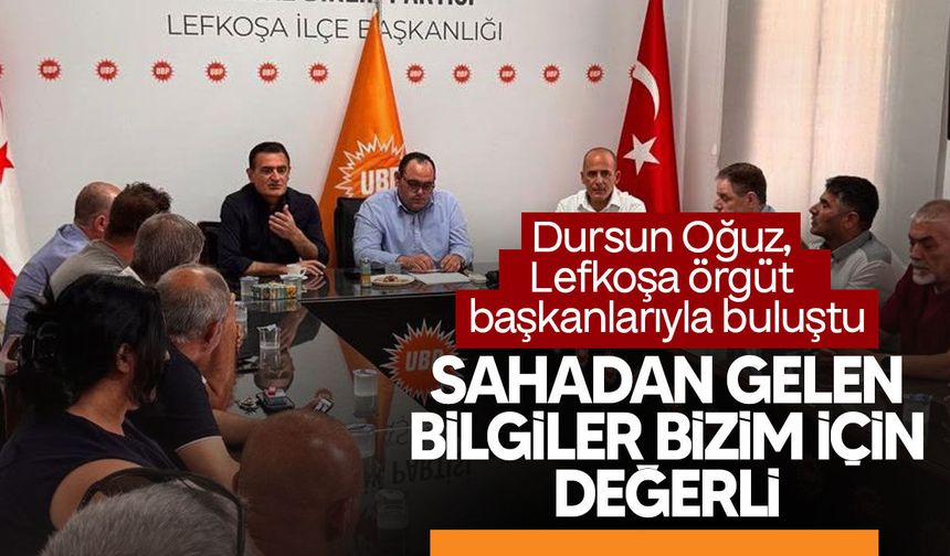 UBP’de seçim hazırlıkları masaya yatırıldı