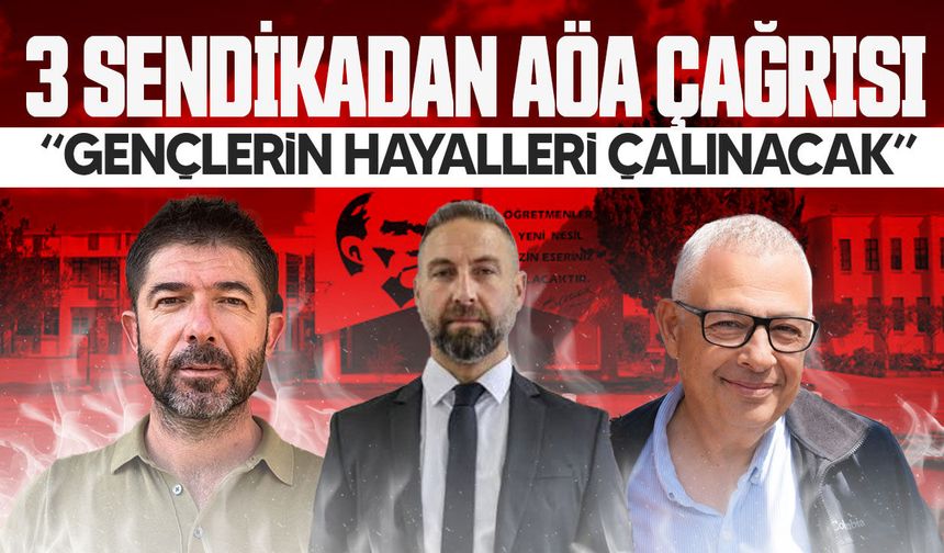 Üç sendikadan AÖA yasa tasarısına tepki: “Seçim hesaplarıyla hazırlandı”