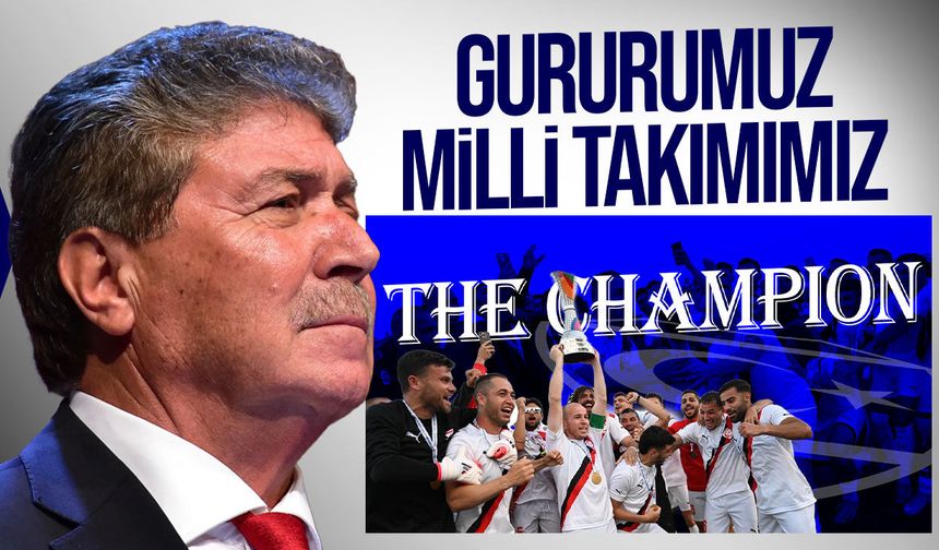 Üstel'den şampiyon Milli Takım'a tebrik!