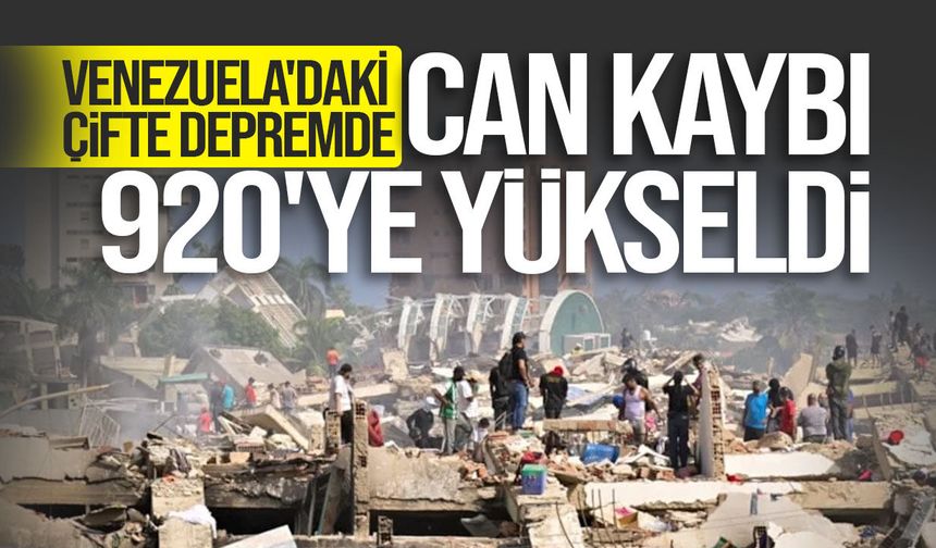 Venezuela’da peş peşe meydana gelen depremlerde can kaybı 920'ye yükseldi