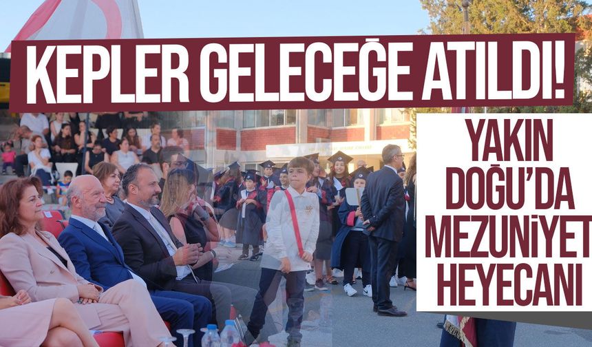 Yakın Doğu İlkokulu’nda mezuniyet coşkusu