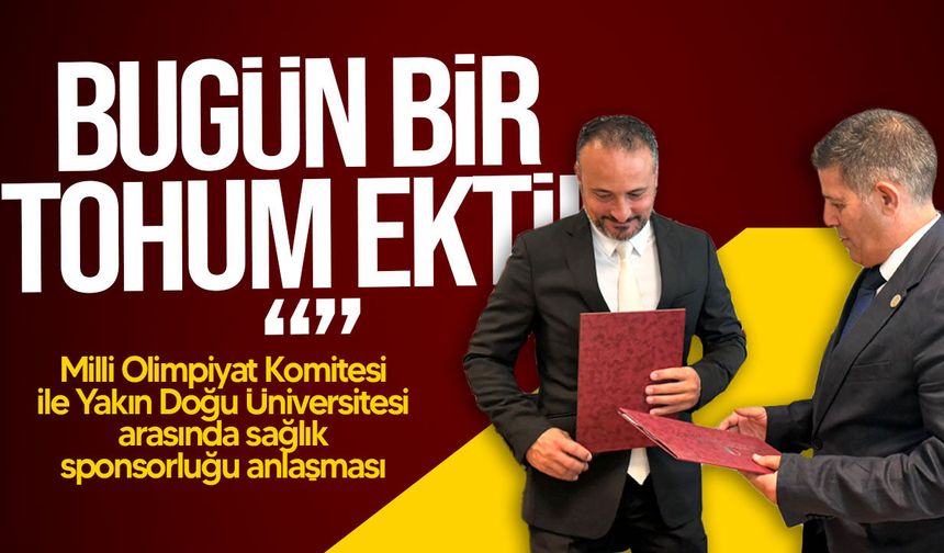 Yakın Doğu Üniversitesi'nde sağlık sponsorluğu anlaşması!