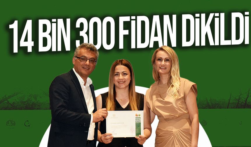 Yeniden Yeşil Kıbrıs Projesiyle 14 bin 300 fidan toprakla buluştu