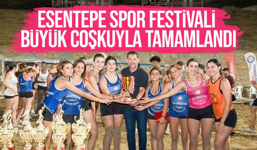 1. Esentepe Spor Festivali büyük coşkuyla tamamlandı