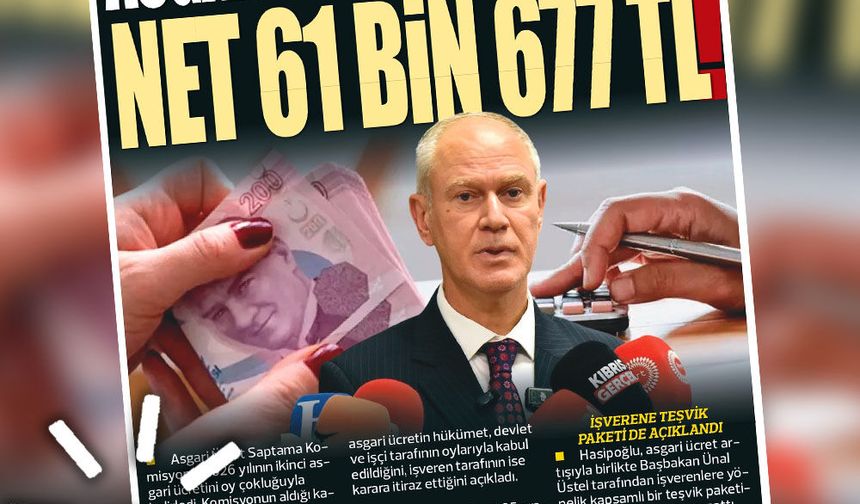 17 TEMMUZ 2026 KIBRIS GERÇEK MANŞET