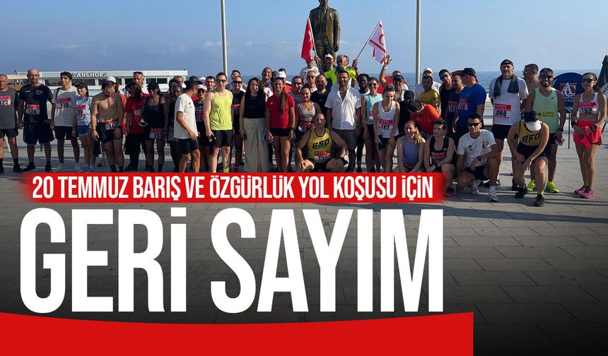20 Temmuz Barış ve Özgürlük Yol Koşusu Pazartesi Yapılacak