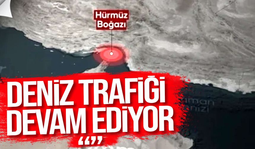 ABD'den Hürmüz Boğazı Açıklaması: "Deniz Trafiği Devam Ediyor"