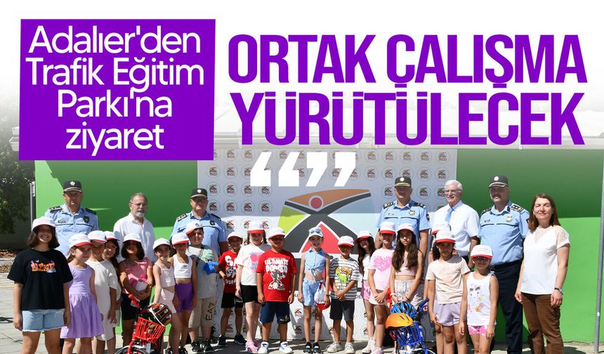 Ali Adalıer, Trafik Eğitim Parkı'nda incelemelerde bulundu