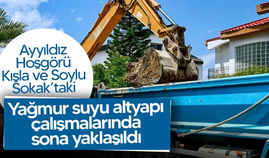 Amcaoğlu: "Yağmur suyu altyapı çalışmalarında sona yaklaşıldı"