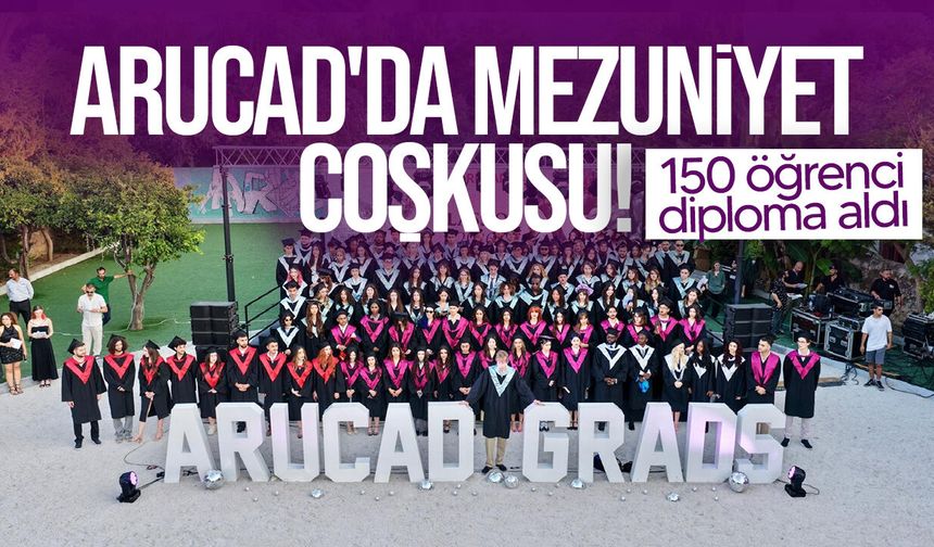 ARUCAD'da mezuniyet töreni