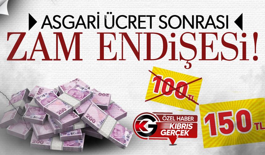 Asgari Ücret Zammı Sonrası Gözler Piyasada!