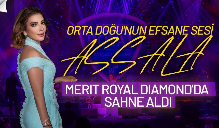 Assala, Merit Royal Diamond'da yaklaşık 2 bin hayranına konser verdi