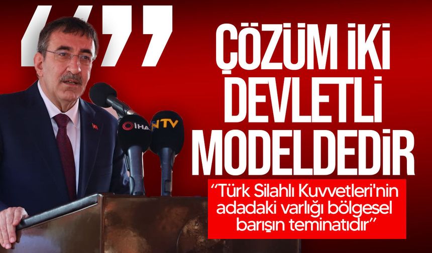 Cevdet Yılmaz: Çözüm iki devletin egemen eşitliğinin kabulünden geçiyor