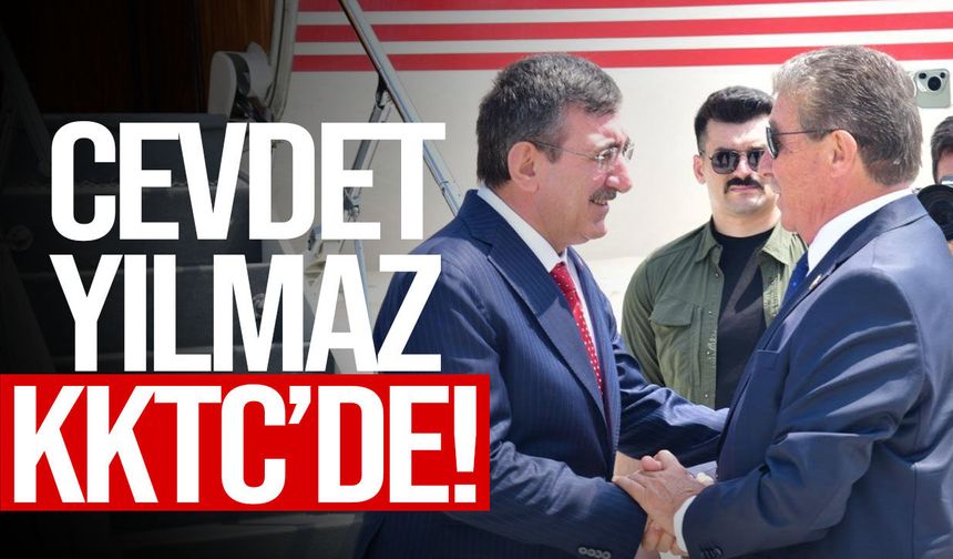 Cumhurbaşkanı Yardımcısı Cevdet Yılmaz 20 Temmuz törenleri için KKTC'de
