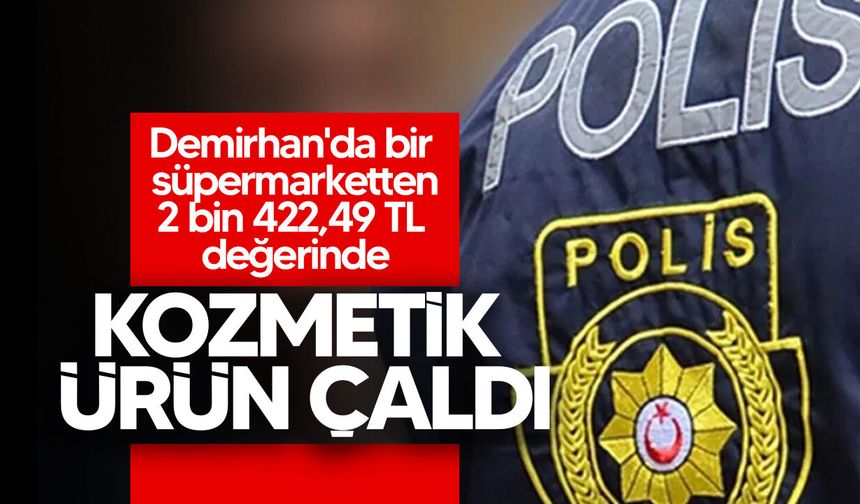 Demirhan'da marketten hırsızlık: 1 kişi tutuklandı