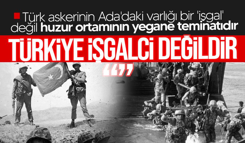 DMM'den Kıbrıs açıklaması: "Türkiye işgalci değildir"