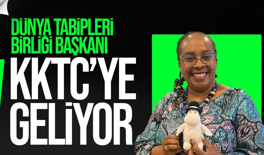 Dünya Tabipleri Birliği Başkanı Dr. Jacqueline Kitulu KKTC'ye geliyor