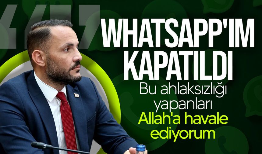 Emrah Yeşilırmak:" WhatsApp hesabım kapatıldı"
