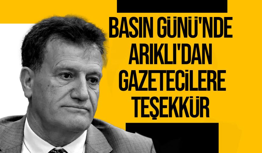 Erhan Arıklı'dan 11 Temmuz Basın Günü mesajı