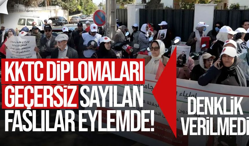 Faslı mezunlar, KKTC diplomalarının tanınmaması nedeniyle eyleme hazırlanıyor